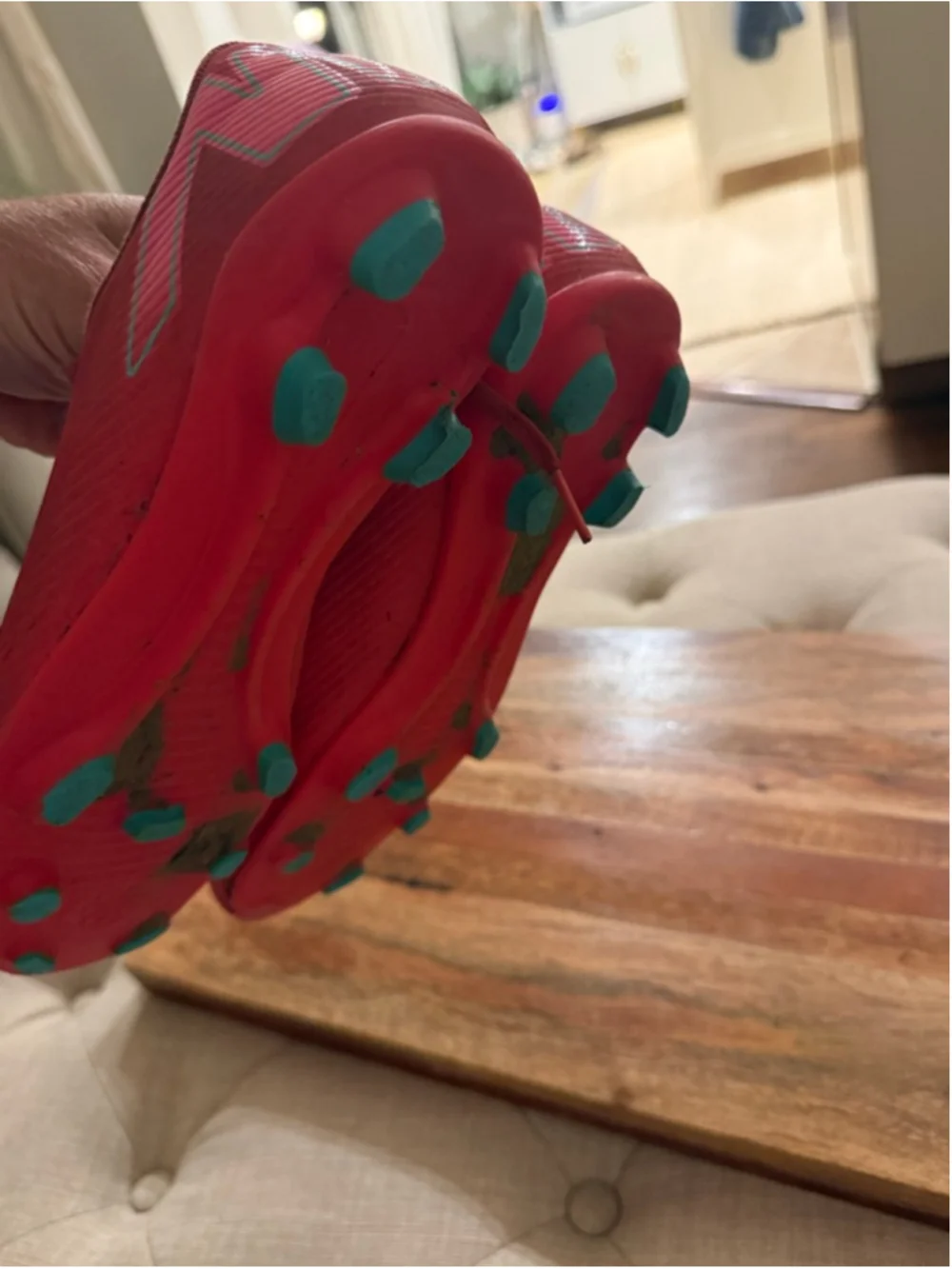 Boys Nike Soccer Cleats 6 (Big Boy) Red Blue